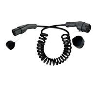 ROLINE E-Auto Spiral-Ladekabel Typ2, 3-phasig, 480VAC (3P+N+E), 32 A, 22 kW, max. 5m