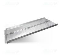 Rollstuhlrampe klappbar Alu Auffahrrampe Verladerampe Rampe Schwellenrampe 150cm