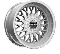 ALUFELGEN RONAL, LS, 7,5X15 ET25 4X100 57,1, SILBER-HORNKOPIERT