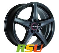 Ronal R41 mattschwarz 8x17" ET35 LK5 112 ML 76 Alufelgen 17 Zoll