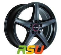 Ronal R41 mattschwarz 8x17" ET42 LK5 108 ML 76 Alufelgen 17 Zoll
