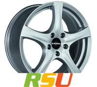 Ronal R42 kristallsilber 7x17" ET45 LK5 112 ML 76 Alufelgen 17 Zoll