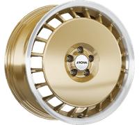 ALUFELGEN RONAL, R50 AERO, 8X18 ET35 5X100 68, RACING-GOLD-HORNKOPIERT