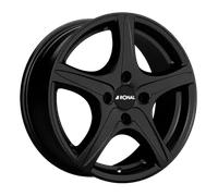 Ronal R56 mattschwarz 6.5x16" ET40 LK4 108 ML 76 Alufelgen 16 Zoll