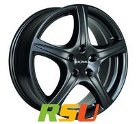 Ronal R56 mattschwarz 8x17" ET42 LK5 120 ML 82 Alufelgen 17 Zoll