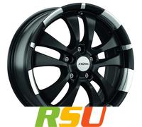 Ronal R59, 7.5x17 5/120 ET35, mattschwarz Horn poliert