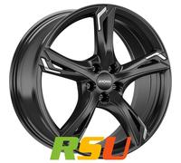 Ronal R62 Chrome jetblack 8.5x20" ET40 LK5 108 ML 76 Alufelgen 20 Zoll