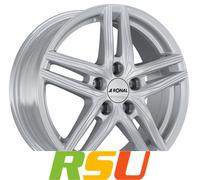 Ronal R65, 7x18 5/108 ET45, silber lackiert