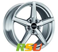Ronal R69 platinum silber 7.5x17" ET46 LK5 112 ML 66.5 Alufelgen 17 Zoll