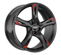 RONAL RONAL R62 RED jetblack 8.0Jx19 5x112 ET50