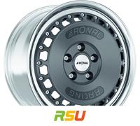 Ronal RR10 retro silver 7x15" ET37.1 LK5 112 ML 66.5 Alufelgen 15 Zoll
