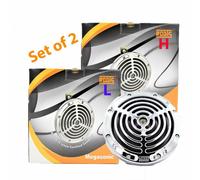 Roots Megasonic Horn High Low Tone 315 Hz 395 Hz 12V Hupe für Auto/Jeep/Traktor