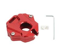 Rot Motorrad-Schlüsselgehäuse CNC Metall Solide Stilvoll Passform Ersatz für CB650R CBR650R 2020 Schwarzes Gehäuse Kopfschalenschutz Klingenhalter