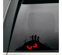 Rote Augen Peeper beängstigend lustige Auto Stoßstange Fenster Vinyl Aufkleber ＞