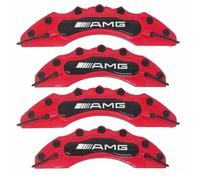 ROTE AUTO BREMSSATTEL ABDECKUNG AMG LOGO PASSEND FÜR MERCEDES-BENZ HOCHWERTIG...