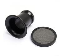 Roter Aluminium-Vergaser-Luftfilterbecher mit Netznetz für 24 mm, 26 mm, 28 mm, 30 mm Oko und für Keihin-Motorrad-Ansaugsysteme, direkte Montage, Schwarz
