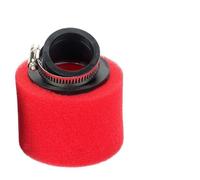 Roter Schaumstoff-Luftfilter, gerade, 45 mm, für Mikuni 28 mm & Molkt 26 mm Vergaser, waschbar, wiederverwendbar, für Dirt Bike