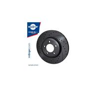 ROTINGER 2x Bremsscheibe vorne belüftet passend für Ford Mondeo IV Turnier BA7