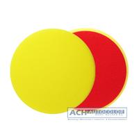 ROTWEISS Polierscheibe Ø185x25mm Pad Polierschwamm gerundet mittel gelb 8355