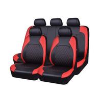 RPSRLS Auto Sitzbezüge Sets für VW T-Cross T-ROC T-ROC Sport Caravelle Sharan 2000-2023 2024, Autositzbezüge Schonbezüge Sitzschoner Innenraum Zubehör,Red