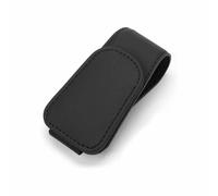 RQLCS Auto Brillenhalter Sonnenblende für Porsche Panamera 4 EV Sport Turismo 971, Leder Sonnenbrillenhalter Brillen Halterung Ticket Karten Clip Zubehör,A