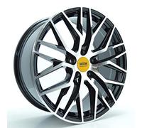 1x MAM WHEELS MAM RS4 black front polished 8.5Jx19 5x112 ET45