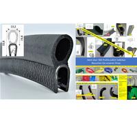 RS76DO Keder EPDM Kantenschutz Dichtungs Profil Gummi PVC Moosgummi Dichtprofil