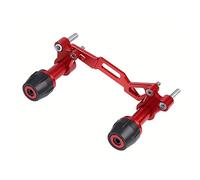 RSFIL Rollerzubehör Motorrad Zubehör Schalldämpfer Für Piaggio MP3 125 MP3 250 MP3 300 350 Auspuff Sliders Crash Pad Anti Fall Protector (Color : Rosso)