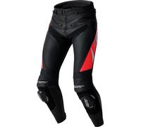 RST Tractech Evo D3O Motorrad Lederhose, schwarz-rot, Größe 42 für Männer
