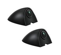 Rückansicht Kamera Auto Links Und Rechts Rückansicht Toter Winkel Kamera Nachtsicht Wasserdicht Parkplatz Assistent Aufkleber Installation Rückfahr Monitor Auto Rückfahrkamera(Schwarz,AHD)