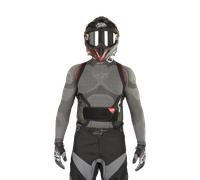 Alpinestars Nucleon KR-3 Rückenprotektor, schwarz-rot, Größe XL für Männer