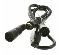 Rückfahrkamera Adapterkabel Mini Din Stecker auf 2x Buchse