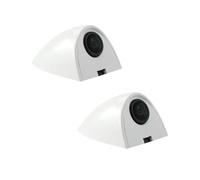 Rückfahrkamera Auto Links Rechts Rückansicht Toter Winkel Kamera Nachtsicht Wasserdicht Parkplatz Assistent Rückfahr Monitor Einparkkamera Kamera(Weiß,AHD)