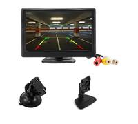 Rückfahrkamera Kabellos AHD 1080P Auto Monitor 5 Zoll Bildschirm Für Rückansicht Reverse Kamera TFT LCD Display HD Digital Farbe Rückfahrkamera(Brown)