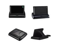 Rückfahrkamera Kabellos Auto Bremslicht Rückfahrkamera mit 4,3-Zoll-Auto-Monitor für Peugeot für Traveller Spannung 12V(Desktopdisplaycamera1)