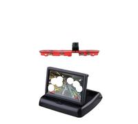 Rückfahrkamera Kabellos Auto Bremslicht Rückfahrkamera mit 4,3-Zoll-Auto-Monitor für Peugeot für Traveller Spannung 12V(Desktopdisplaycamera1)