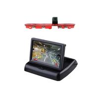 Rückfahrkamera Kabellos Auto Bremslicht Rückfahrkamera mit 4,3-Zoll-Auto-Monitor für Peugeot für Traveller Spannung 12V(Desktopdisplaycamera)