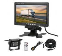 Rückfahrkamera Mit 7 Zoll TFT LCD Monitor Kabel Rückfahrsystem 12V-24V 18 IR Kamera-Kit Universal Einparkhilfe Für LKW Anhänger Bus Van
