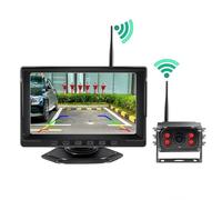Rückfahrkamera-Set 7'' 5G Wireless IPS Bildschirm Fahrzeug Monitor Auto Rückansicht Kamera Kit Stabile Digitale Signal Für LKW Bus Weitwinkel- Rückfahrkamera