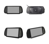 Rückfahrkameras wasserdichte 7-Zoll-Auto-Rückspiegel-Bildschirm mit Auto-Bremslicht-Rückfahrkamera für OPEL für VIVARO 2014 Spannung 12 V(Without Bracket)