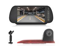 Rückfahrkameras wasserdichte Nachtsicht-Auto-Bremslicht-Rückfahrkamera Mit 7-Zoll-Rückspiegelmonitor Für Ford Für Transit Für Custom 2012-2015 Rückansicht Kamera