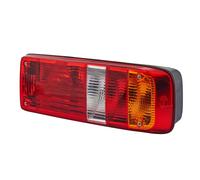 HELLA 2VP 340 931-001 Heckleuchte - EasyConn I - Glühlampe - Anbau/geschraubt - Lichtscheibenfarbe: mehrfarbig - Stecker: Flachstecker - rechts - Menge: 1