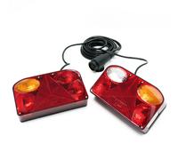 Rückleuchten 2St Anhänger Hecklampe Kabel Stecker 13-pol. 5 Funktionen 12V Licht