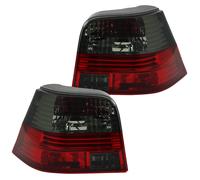 Rückleuchten Klarglas Heckleuchten für VW Golf 4 Limo Bj. 1997-2003 Rot/Schwarz