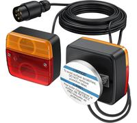 Rückleuchten Set 7 polig PKW Anhänger Beleuchtung Rücklicht 7,5m Verkabelt KFZ