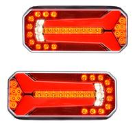 Rückleuchten Set Heckleuchten LED 12/24 LKW PKW Bus DYNAMIC Blinker Neon Effekt