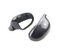 Rückspiegelgehäuse Außenspiegelkappe Für VW Für Golf 5/6 Plus Für Jetta MK5 Für Passat B5.5/B6 Für EOS Schwarze Carbonfaser-Optik(Kohlefaser-Optik)