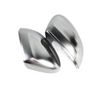 Rückspiegelgehäuse Für VW Für Passat Für B8 Für CC Für Arteon Für R Für Line Auto Spiegel Abdeckung Matte Chrom Silber Rückspiegel Abdeckung Tür Spiegelkappen(Withouot Side Assist)