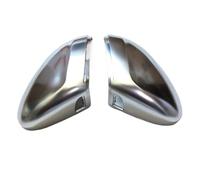 Rückspiegelgehäuse Für VW Für Passat Für B8 Für CC Für Arteon Für R Für Line Auto Spiegel Abdeckung Matte Chrom Silber Rückspiegel Abdeckung Tür Spiegelkappen(With Side Assist)