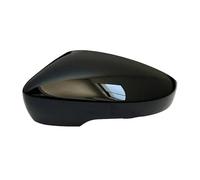 Rückspiegelkappe Abdeckungen Für VW US-Modell Für Jetta Für MK6 Für Beetle US Für Passat B7 US-Version Schwarz/Weiß Seitenflügelspiegel-Abdeckkappe 5C6857537A Außenspiegel Abdeckung(Black Passenger si